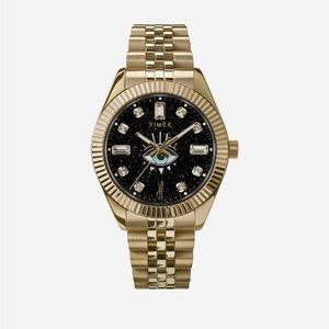 NWT Timex x Jacquie Aiche 36mm Stainless Steel Bracelet Watch